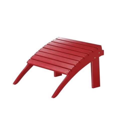 Hawthorne Collection Adirondack Ottoman In Red 1 Kroger