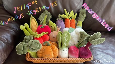 Reorganizing My Jellycat Vivacious Vegetables Youtube