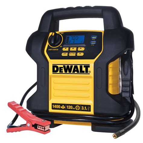 DEWALT 1400 Peak Jump Starter With Digital Compressor DXAEJ14 The