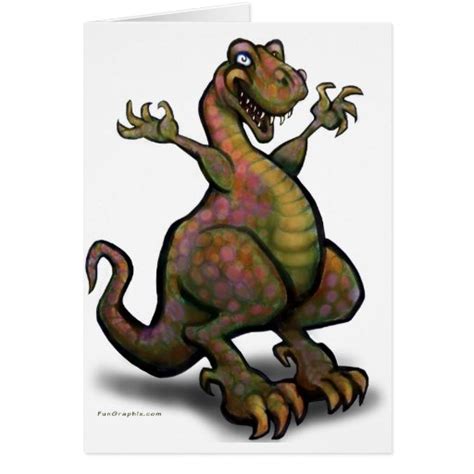 T-Rex Card | Zazzle