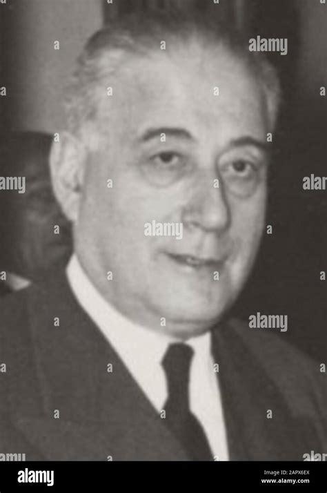 French Prime Minister René Mayer in 1955 Stock Photo - Alamy