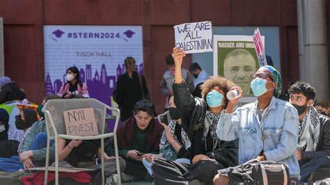 Pro Palestinian Protests Sweep Us College Campuses Following Mass