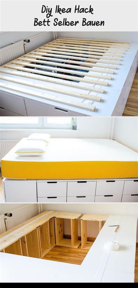 Bett Mit Stauraum Selber Bauen Anleitung Simplify Haus