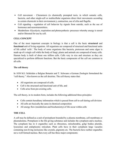 Cytology And Physiology Module Pdf