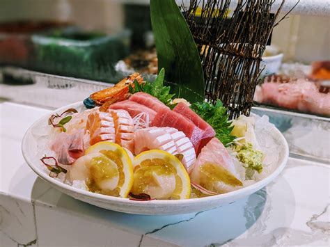 A Sashimi Deluxe At A Restaurant Dining And Cooking