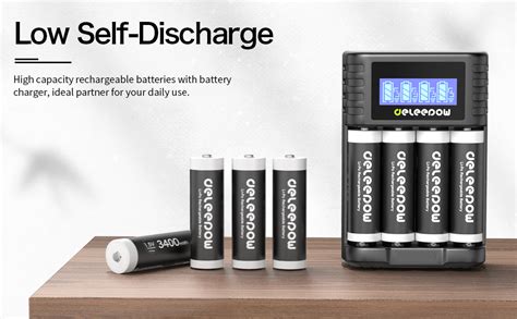 Amazon Deleepow Rechargeable AA Lithium Batteries With AA AAA