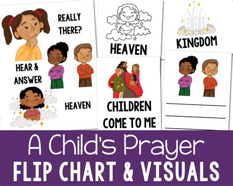 Shop A Childs Prayer Art Flip Chart Primary Singing