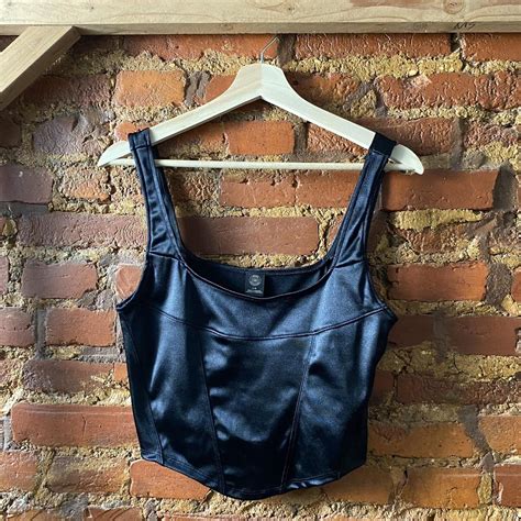 Urban Outfitters Women S Black Corset Depop