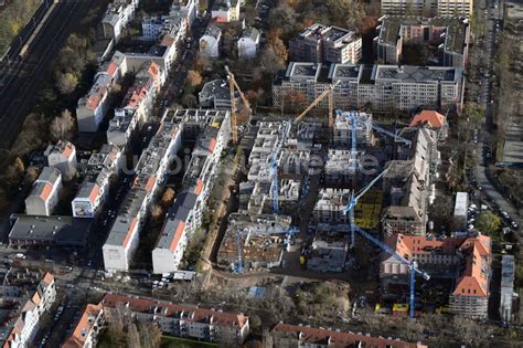 Luftaufnahme Berlin Baustelle Zum Umbau Und Ausbau Des