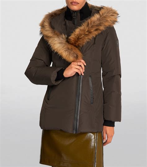 Mackage Fur Trim Adali Coat Harrods Np