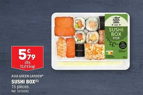 Promo Sushi Box Asia Green Garden Chez Aldi Icatalogue Fr