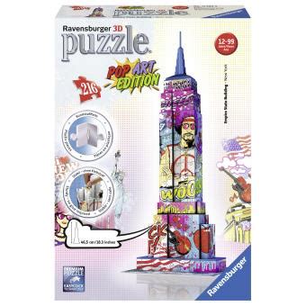 Puzzle D P Empire State Building Pop Art Ravensburger Puzzle D