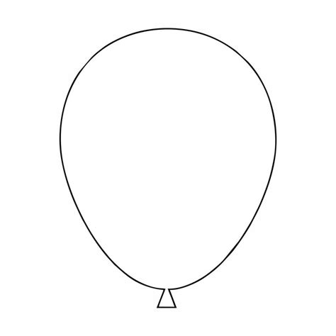 8 Best Printable Balloon Cutouts Printablee