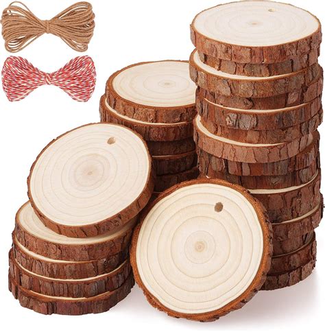 Amazon Fuyit Wood Slices Pcs Inches Craft Wood Kit