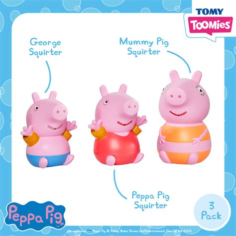 PEPPA PIG – MUMMY PIG, PEPPA & GEORGE SQUIRTERS – Storx