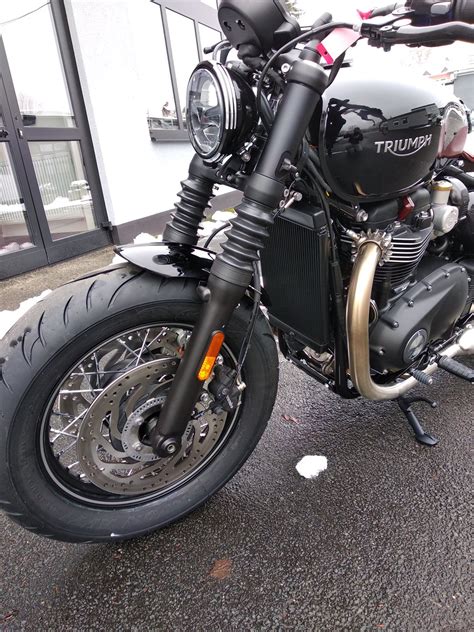 Details Zum Custom Bike Triumph Bonneville Bobber Des H Ndlers Triumph