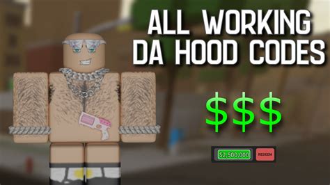 All Working Da Hood Codes July 2023 Youtube