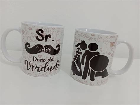 Kit Canecas Personalizadas Sr E Sra Elo Produtos Especiais