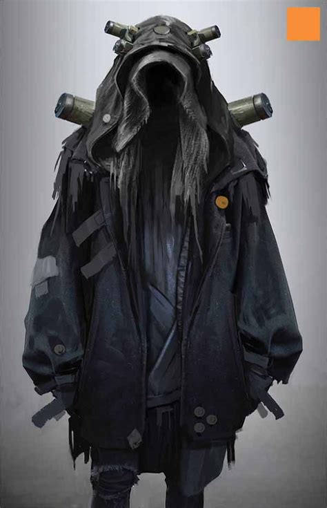 Cool Cyberpunk Character Concept Art Inspiration Design