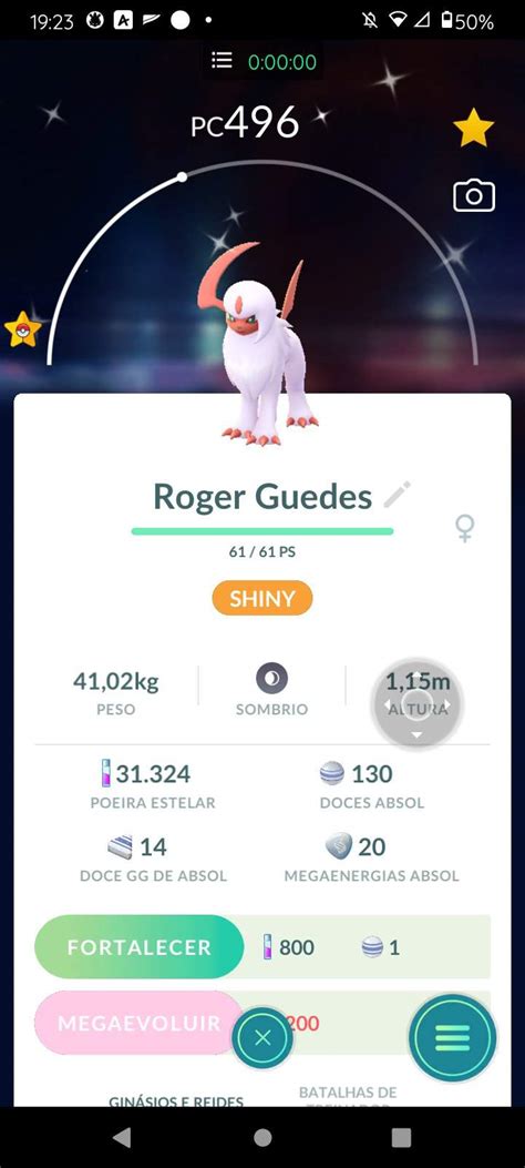 Na minha época absol shiny não era tão fácil assim não kkk Pokémon GO