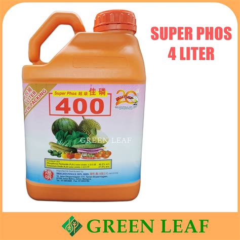 Superphos 400 5L Brightonmax Phosphorus Acid Durian Kanker Cure Use