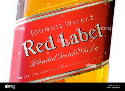 Johnnie Walker Red Label Hi Res Stock Photography And Images Alamy