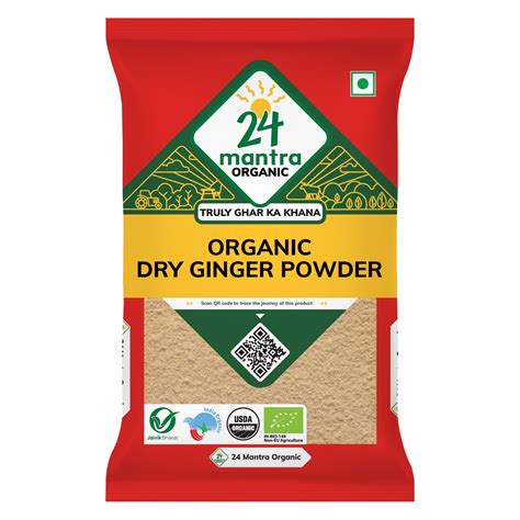 Organic Dry Ginger Powder 50 Gm Purity Prayag