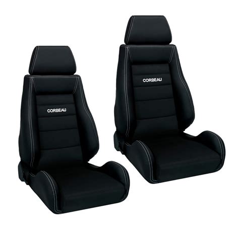 Corbeau Gts Ii Racing Seat Black Leather Black Microsuede Ls20301