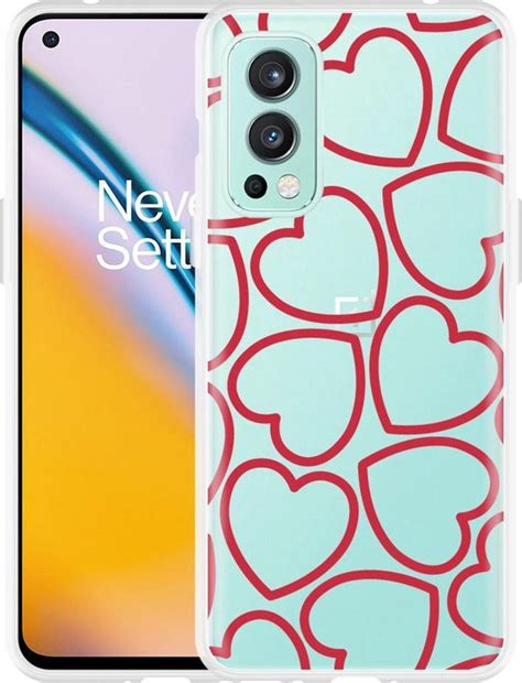 Oneplus Nord Hoesje Hartjes Designed By Cazy Bol