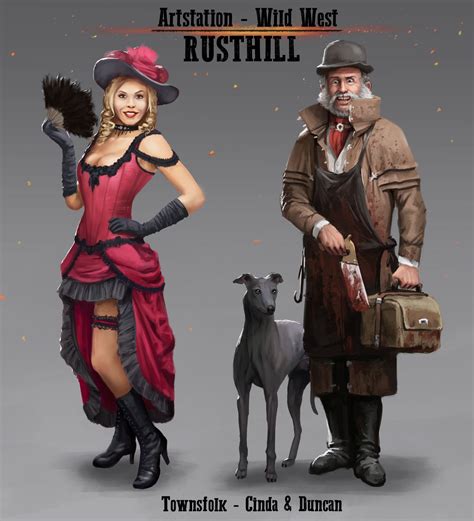 Artstation Artstation Wild West Character Design Challenge Stefan