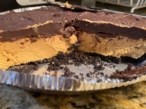 NO BAKE CREAM CHEESE PEANUT BUTTER PIE Kitch Me Now