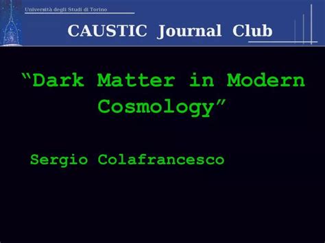 PPT - “Dark Matter in Modern Cosmology” PowerPoint Presentation, free ...