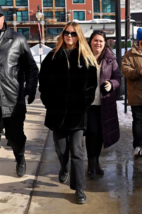 Mia Goth Seen Out And About During The 2023 Sundance Film Festival In