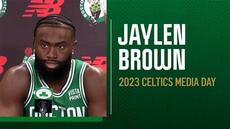 PRESS CONFERENCE Jaylen Brown On Jrue Holiday Trade Offseason 2023