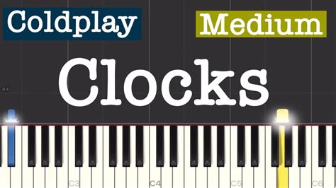 Coldplay Clocks Piano Tutorial Medium Youtube