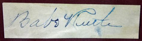 Lot Detail Babe Ruth Cut Signature In Beautiful Framed Display Psa Dna