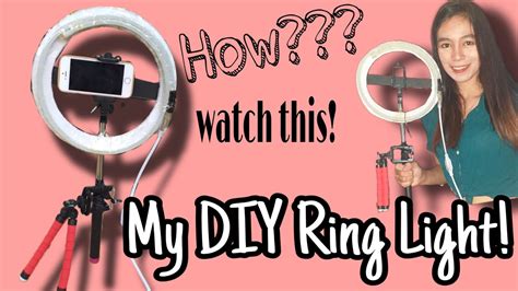 My DIY Ring Light YouTube