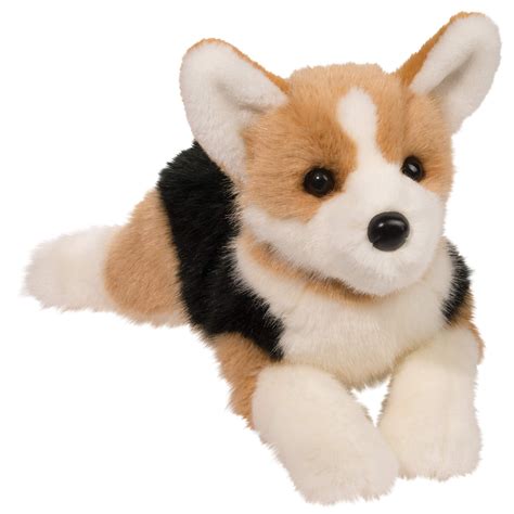 Douglas Plush Konner Tri-Color Corgi Stuffed Animal - Walmart.com ...