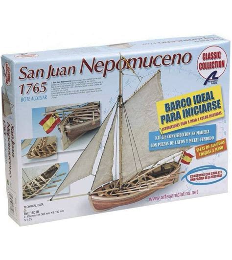 Artesania Latina San Juan Nepomuceno Captain S Boat WoodenModelShipKit