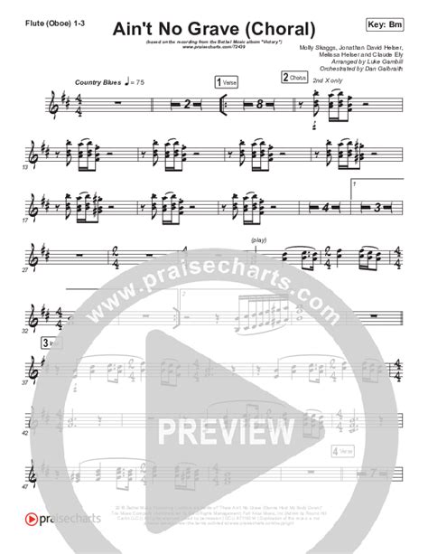 Aint No Grave Choral Anthem Satb Fluteoboe Sheet Music Pdf Bethel