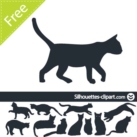 Cats vector silhouette by silhouettes-clipart on DeviantArt