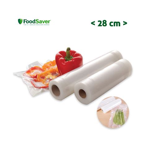 Pack De 2 Rouleaux De Mise Sous Vide 28 Cm Foodsaver Au Meilleur Prix