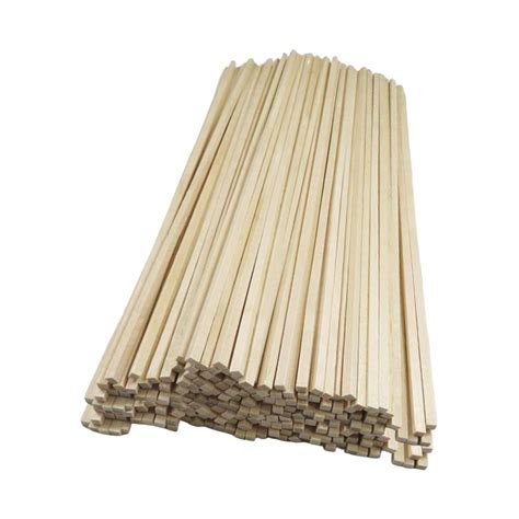 100pcs Unfinished Wood Sticks Woodcrafts For Crafts Model Building