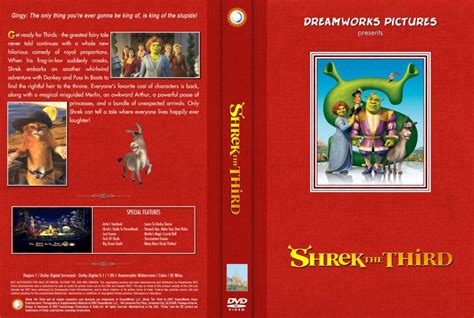 Shrek The Third Movie Dvd Custom Covers Dreamworks Collection Shrek