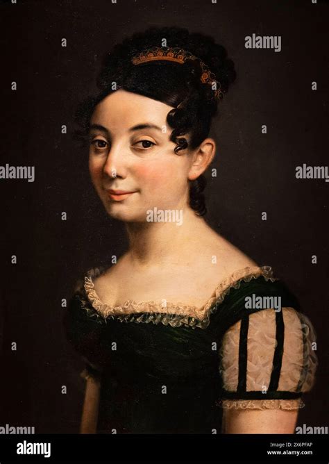 Victoria Martin Self Portrait Near 1840 Oil On Canvas Cadiz Museum