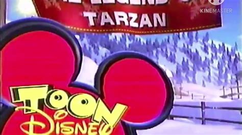 Toon Disney The Legend Of Tarzan Wbrb And Btts Bumpers December 2005