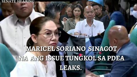 Maricel Soriano Tinanong Ni Sen Bato Tungkol Sa Pdea Leaks Youtube