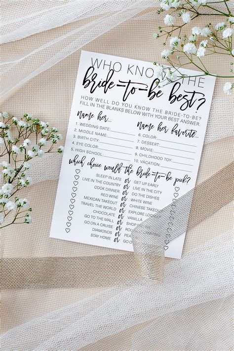 Who Knows The Bride To Be Best Who Knows The Bride Best Etsy