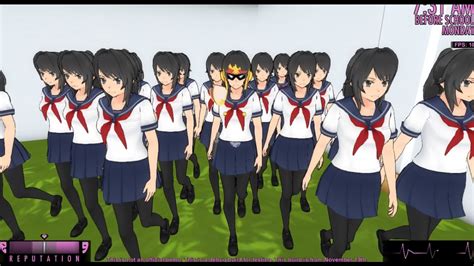 Multiplying Yandere Chan With Easter Eggs Pose Mod Yandere