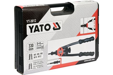 Заклепочник YATO для резьбовых заклепок М5-М12 YT-3612 - выгодная цена ...